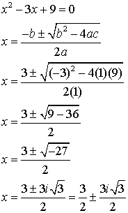 Solving Quadratic Equations Calculator Formula